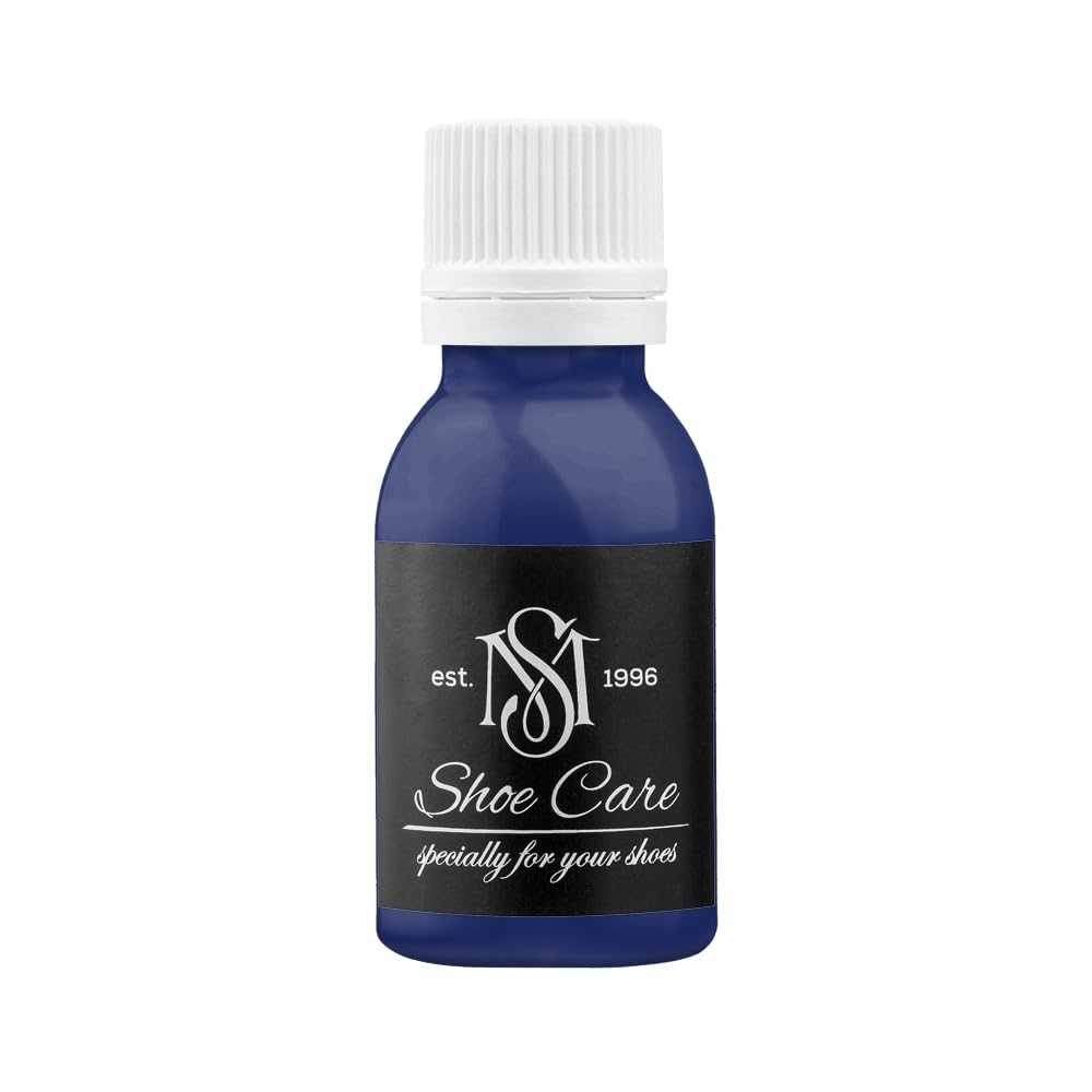 Universelle Lederfarbe - NCS S 6030-R70B Schwärzestes Mitternachtsblau - Hochdeckende Kolorierung für Schuhe, Taschen, Canvas & Sneaker von MAVI STEP - 3.40 fl oz / 100 ml