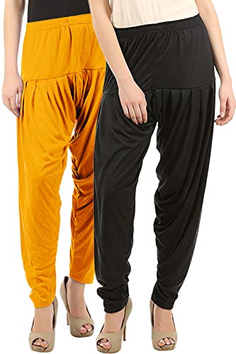 Image of Buy That Trendz Patiala Salwar for Women Viscose Patiala Pant Combo