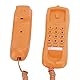Festnetztelefon für ältere Menschen, schnurgebundenes Telefon für Schreibtisch- oder Wandmontage für Home-Office-Hotels, Bürodekoration in leuchtendem Orange
