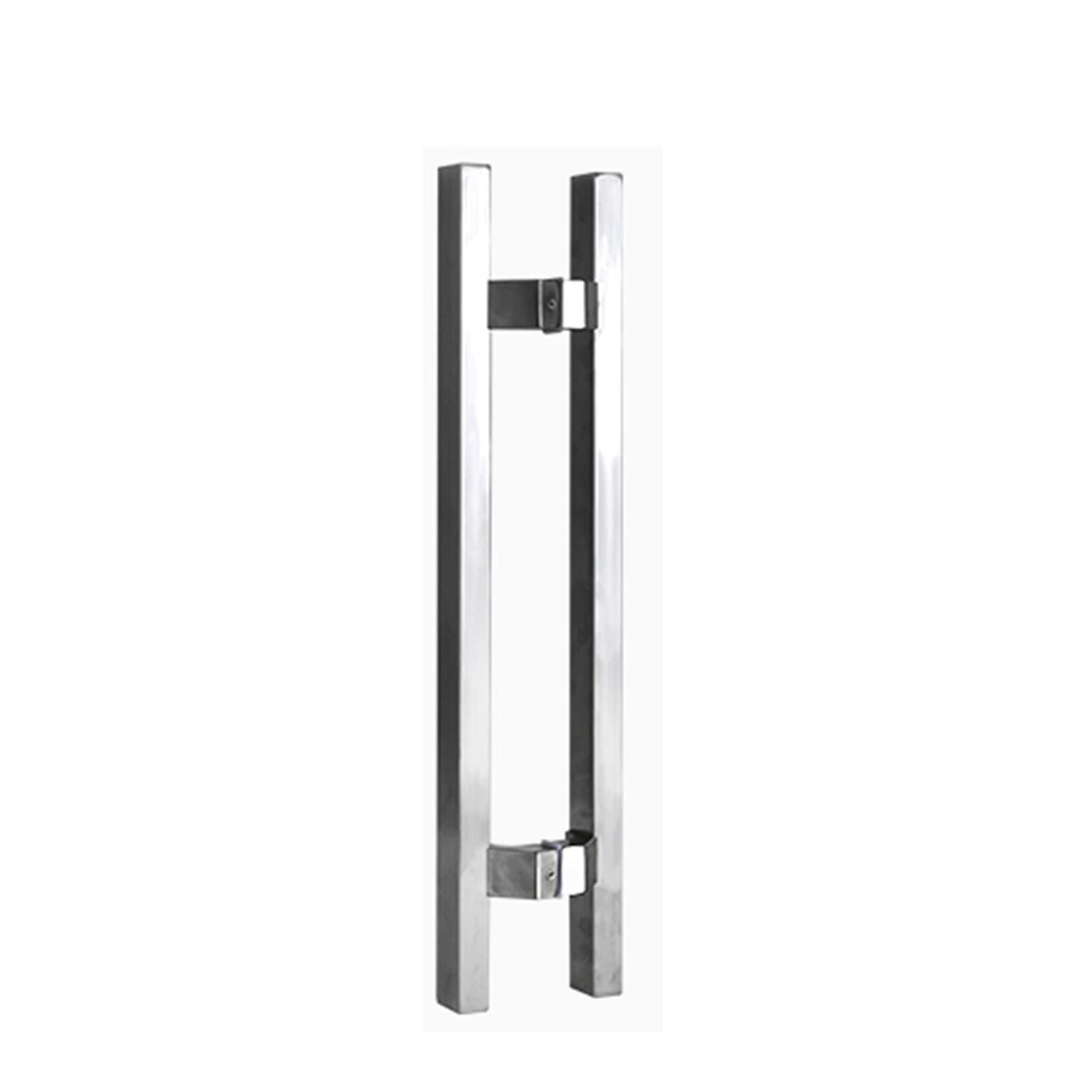 LQZAXSRDR Sliding Barn Door Handle, Stainless Steel Double Sided H Shape Glass Door Pull Handle Multicolor Multiple Sizes(F,80cm(31.5ib) 60cm(23.6in))