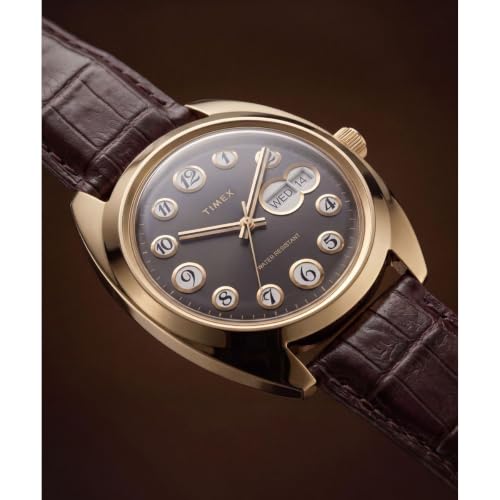 Image of TIMEX Round 37mm Black Dial Analog Men Watch - TW2Y82100UJ