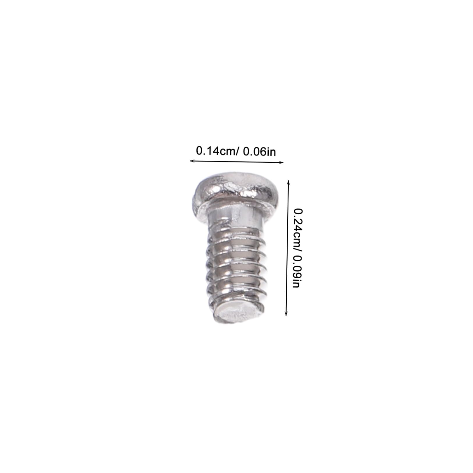 Anneome 10000 Piezas 10000 Tornillos de Reparación M1.4×2.4 de Acero Inoxidable para Almohadillas Nasales de Gafas, Surtido Micro Tornillos para Gafas de Sol y Piezas de Repuesto, Kit