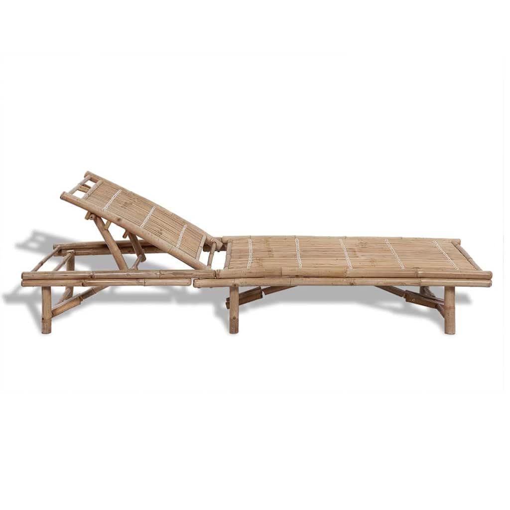 Bambusowy leżak ogrodowy 200 x 65 cm
