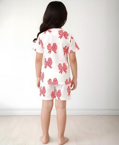 Image of ANTHRILO Sleepwear Shorts Set for Girls| Material: 100% Pure Cotton | Fabric: Skin-Friendly, ensuring a Soft Touch on Delicate Skin| Fit: Regular |Age Range: Suitable for Girls Aged 0-14 Years