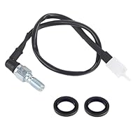 Flaconi Motorrad-Bremslichtschalter,Universal Motorrad Hydraulischer Bremslichtschalter,Moto Bremsschalter (M10 (10mm) x 1mm)