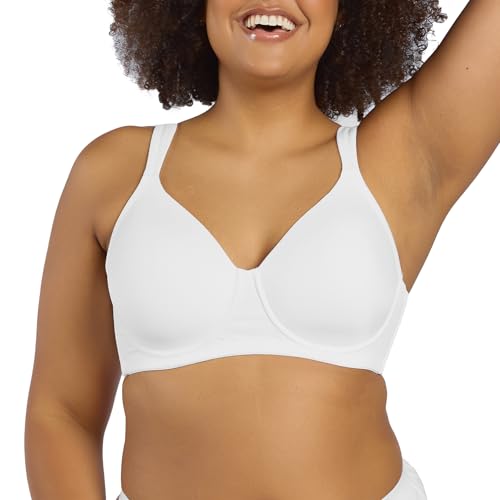 LEADING LADY, The Brigitte Full Coverage, Underwire, Lightly Padded T-Shirt Bra, Side and Back Smoothing, Adjustable Straps