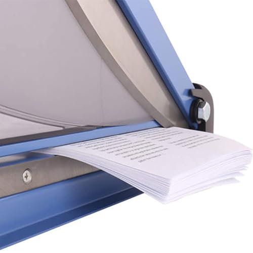 Gilotyna do papieru A4, Gilotyna do papieru, format A4, niebieska, z przegrodą zabezpieczającą, do 40 arkuszy