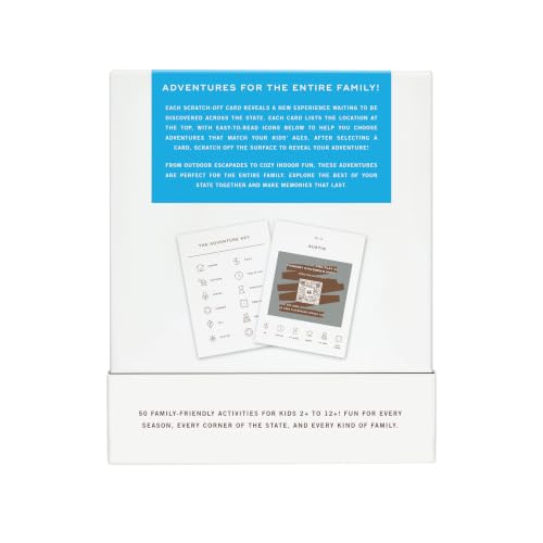 Image of Texas Family Adventure Bucket List - 50 Scratch-Off Cards