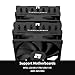 Thermalright Phantom Spirit 120 SE Black CPU Air Cooler,7 Heat Pipes CPU Cooler,Dual 120mm PWM Fans, 25.6dba,for AM4/AM5&Intel 1851/1700/1150/1151/1200, PC Cooler Tower