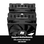 Thermalright Phantom Spirit 120 SE Black CPU Cooler,Dual TL-C12B V2 PWM Fans and Double Towers, 7 Heat Pipes Heatsink Cooler,for AM4/AM5&Intel LGA1851/1700/115X/1200, Computer CPU Cooling,Black - Image 3