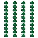 40 clip in plastica per serre per tubi di diametro 8 mm, 11 mm, 13 mm, utilizzate per fissare teloni, reti, teli ombreggianti e pellicole da giardino (13 mm)