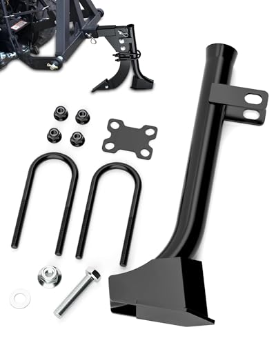 Pipe Layer Attachment Fits Hitch Mounted Ripper Trencher Accessories, Flexible Pipe Layer Fits Any 3-Point Ripper Hitch Lawn Subsoiler for ATV UTV Tractor, Light Duty Max Dia 1.18" with 2pcs U-Bolts