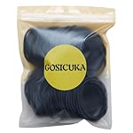 120 Pieces Black Hair Ties for Thick and Curly Hair Ponytail Holders Hair Elastic Band for Women or Men(4mm) - Image 4