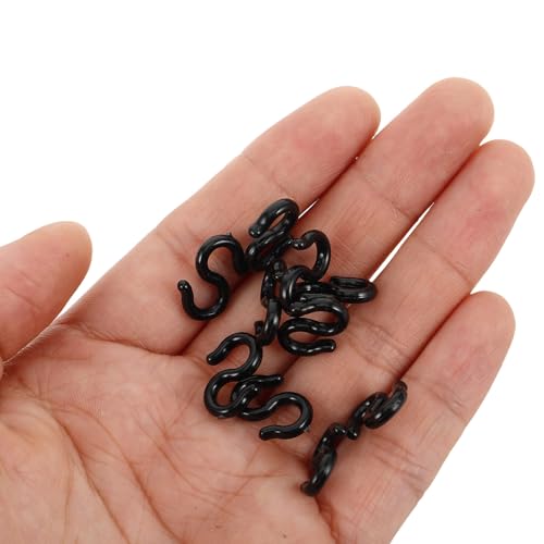 Clips de plástico tipo S NUOBESTY: 100 abrazaderas de fijación para cables de freno de bicicleta 5