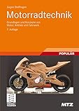 motorrad speichenfelgen tubeless  Motorradtechnik: Grundlagen und Konzepte von Motor, Antrieb und Fahrwerk (ATZ/MTZ-Fachbuch)