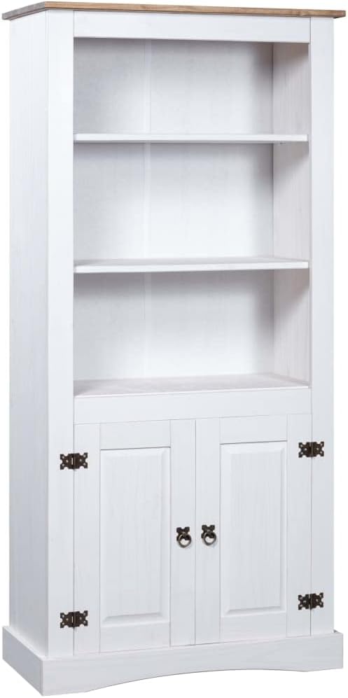 Amazon.com - CHARMMA Cupboard Mexican Pine Corona Range White 31.5