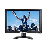 Emerson ET-1300 13.3' Portable Digital TV with Built-in Rechargeable Battery, DC Car Adapter, HDMI, USB, and AV Inputs, Crystal-Clear HD Display, Compact for Travel, Tailgating, and Camping