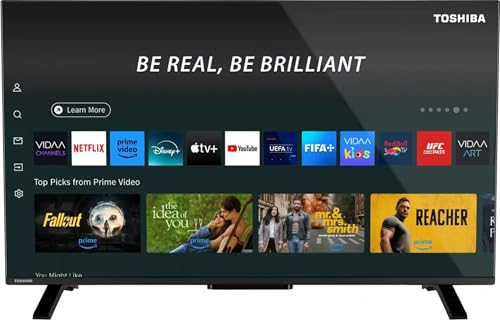 40QV2F63DA - TV 40 Pollici, Smart TV, Full HD, QLED, DVB-T2, Classe energetica E