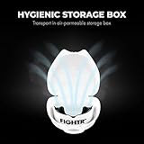 FIGHTR® Premium Mundschutz – ideale Atmung & leicht Anpassbar | Sport Zahnschutz für Boxen, MMA, Muay Thai, Hockey & Kampfsport | inkl. Hygiene Box (Weiß) - 4