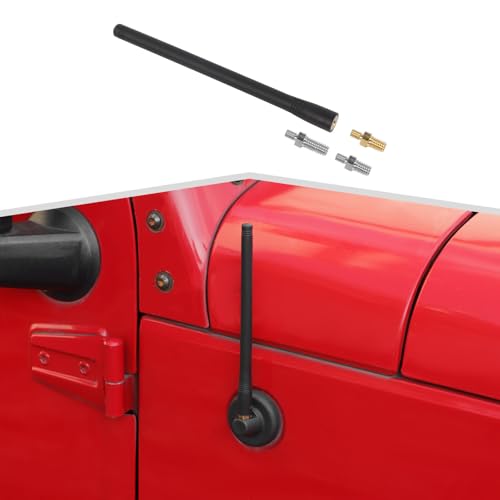 Antena amayum de 7.5 pulgadas ideal para rutas todoterreno en Jeep y F150