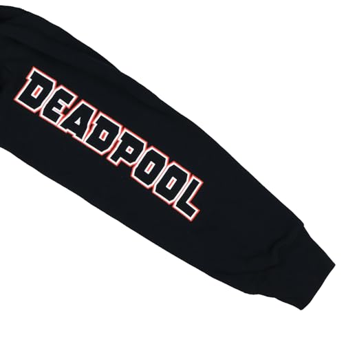 Marvel Deadpool Hoodie Men's SSHHHH No One Cares Long Sleeve Sweatshirt3