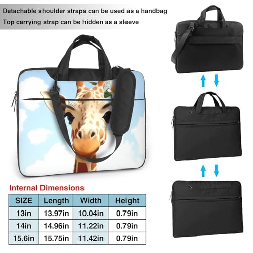 Bolso Tote para Laptop unisex 15.6 pulgadas Negro miniatura 4