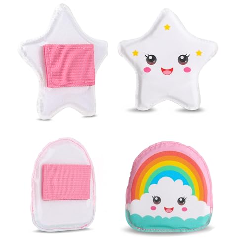 Pink Unicorn Rainbow Toddler Backpack, 12-inch, for girls aged 2-4. Features detachable 3D pouch, toys and safety leash,kindergarten and preschool, Perfect Christmas or birthday gifts4