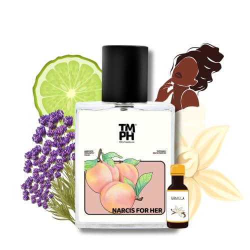 Image of TMPerfumehouse Narcis For Her EDP for Women | Floral, Musky & Long Lasting Perfume Spray | Warmspicy, Freshspicy & Cacao Fragrance | Luxury Gift for Her | TMPH | 50ml