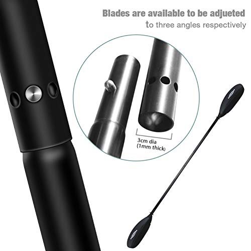 image for WDAM Kayak Paddle-Best 230 Kayak Paddle for Fishing with Grip Aluminiu