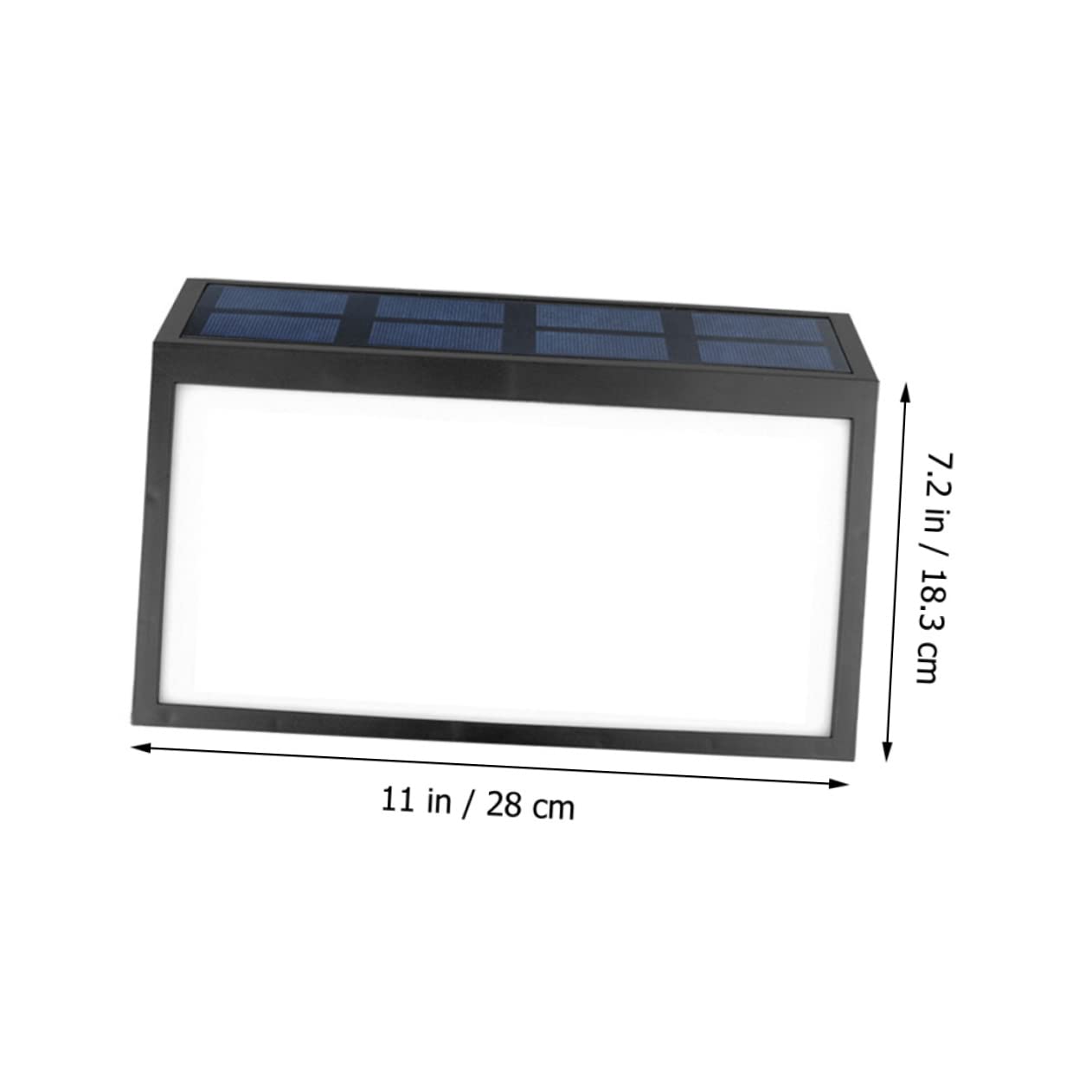 BESTonZON 1 Set targa solare luci per esterni lampade luce solare numeri civici accesi numeri di di indirizzo numero luce della porta lampada a muro il addominali