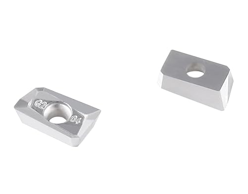 Miniatura 8 de Accusize Industrial Tools Apkt11t308-Lh Insertos de carburo para mecanizado de aluminio, 10 piezas, 0058-1130x10