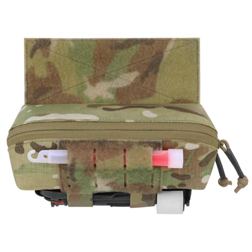 KRYDEX Tactical Small Drop Pouch Mini Dangler Pouch with Hook and Loop Panel (MC)