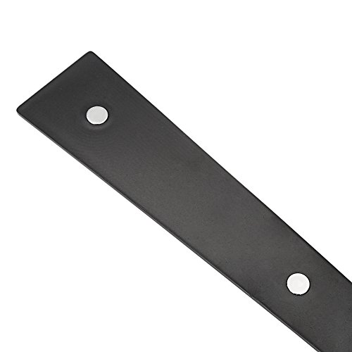 Magnetic Decorative Garage Door Curb Appeal Faux Hinges Handles Hardware Kit Color Black