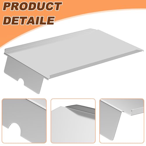 Image of Grill Drip Pan Heat Baffle and 5-Pack Drip Tray Liner Replacement Parts for Camp Chef 36 Series Pellet Grills, Drip Tray & Liners Kits for SmokePro LUX 36, Woodwind WiFi 36 and Traeger 34 Series Grill