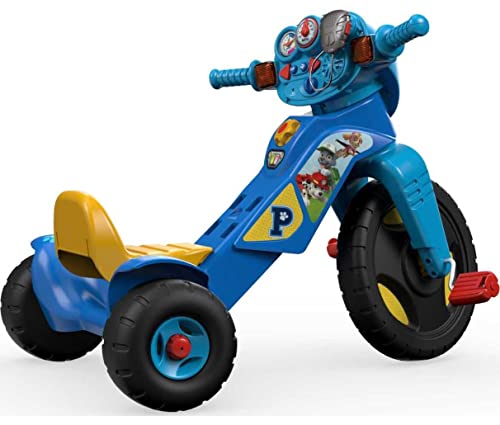 Fisher-Price DWR65 Paw Patrol Toddler Tricycle Lights & Sounds Trike Toy Bike With Handlebar Grips & Storage For Preschool Kids Ages 2+ Years thumb #3