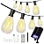 DAYBETTER 150FT Solar String Lights Outdoor Waterproof with Remote & USB Port Dimmable & Timmer,Solar Patio Lights 47+1 LED Shatterproof Bulbs 8 Light Modes,String Lights for Outside Camping Backyard