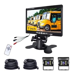 Hodozzy A4008 Rückfahrkamera-Set mit Dual Kamera