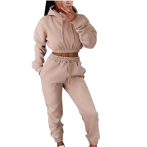 Amazon.com: Womens 2 Piece Outfits Sweatsuits Fall Winter Crop
