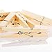 com-four® 100x Pinzas de Madera para Ropa - Pinzas de Madera sostenibles...