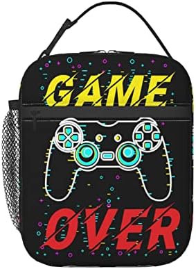 Game Controller Lunch Bag Insulated Portable Reusable Gamer Joystick ...