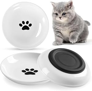 Auauraintt Katzennapf Set 3 Stück Keramik