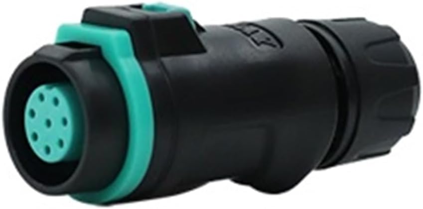 M12 waterproof aviation socket 2-3-4 core 5-6-7-8 pin power female quick connector(K12 C4 core docking seat 5A250V)