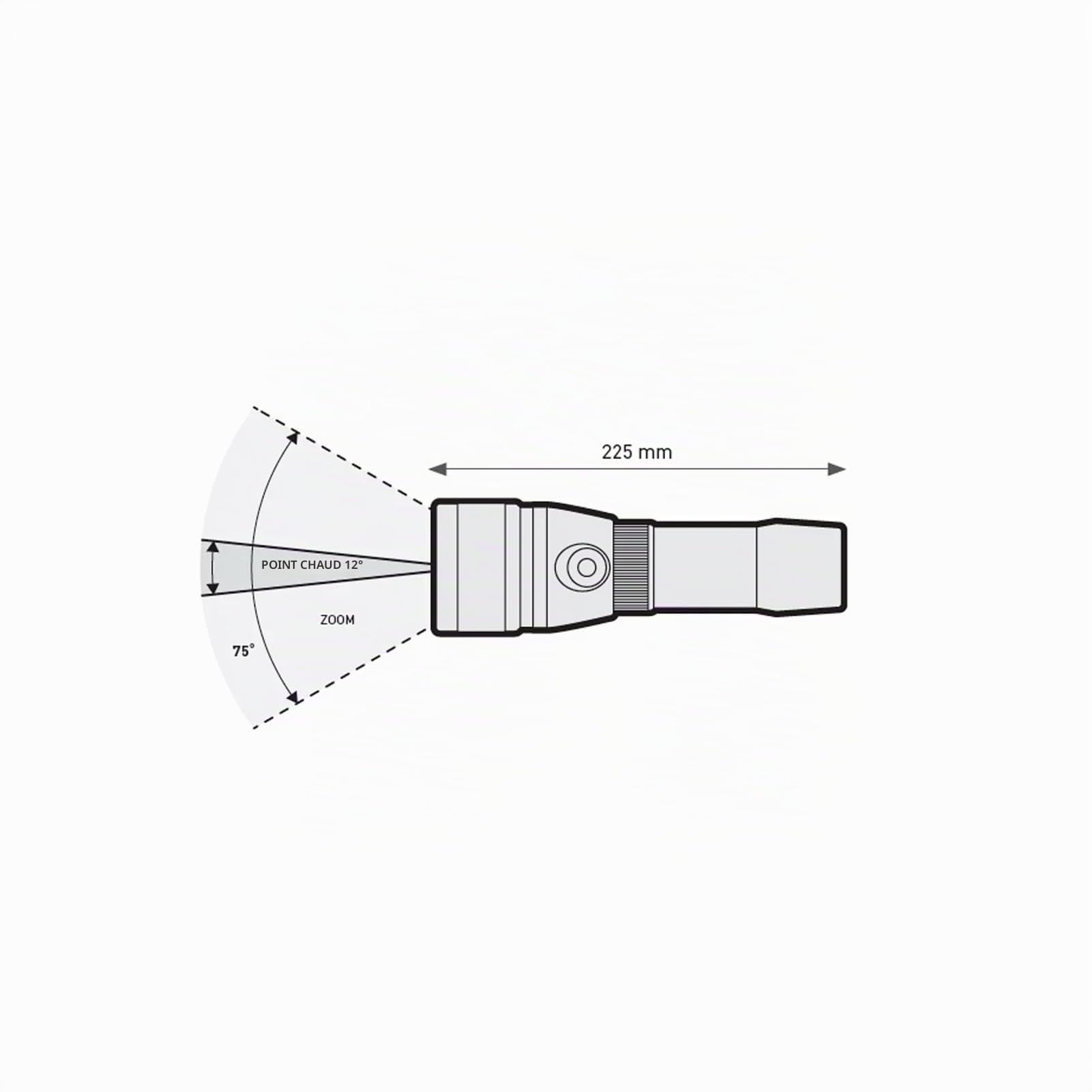 Mares EOS 32LRZ, Torche Rechargeable sous-Marine, Adulte Unisexe, Aluminium, U