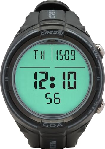Image of Cressi Goa Dive Watch Computer | 4 Programs - Air /Nitrox, Freediving, Gage | Made in Italy