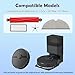 18Pcs Q7 Accessories Kit Replacement Compatible with Roborock Q7 / Q7+ / Q7 Max / Q7 Max+ Robot Vacuum, 2 Main Brush, 4 Mop Cloth Pads, 6 Side Brushes, 4 Washable Filter, 1 Tool (Not for Q7 M5)