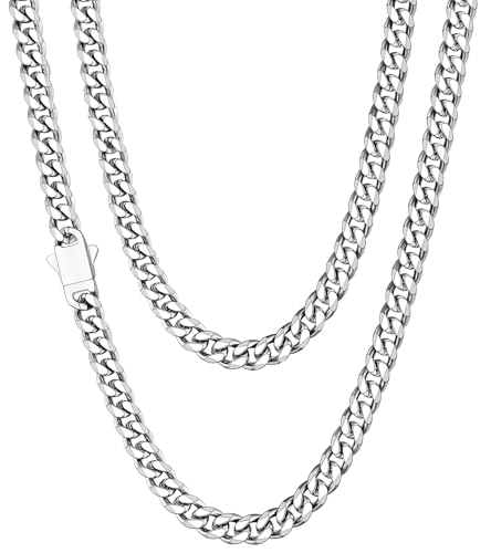 sovesi 3.5/5mm �L���[�o�����N�`�F�[���l�b�N���X �j���p �V���o�[�g�[��/�u���b�N/14K�S�[���h���b�L �X�e�����X�X�`�[���l�b�N���X�`�F�[�� �����Y�`�F�[�� 16-28�C���` �W���G���[�M�t�g, 26 inches, �X�e�����X�|, �W�F��