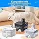 MyfatBOSS 8+8 Stück Katzenbrunnen Kabellos Filter für DownyPaws DPWFP6 Trinkbrunnen, Trinkbrunnen Filter für 2.5L Wasserbrunnen für katze Ersatzfilter Katzen und Hunde