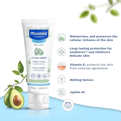 Mustela Newborn Arrival Gift Set - 5 Essential Baby Care Items for Newborns