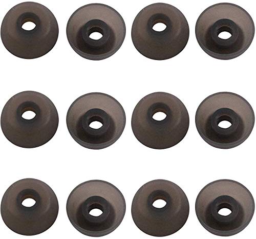 BLUEWALL Ear Tips Eartips Earbuds Tips Ear Cushion for Jabra Elite 75t 65t Active 65t Envolve 65t Headphones, Fit in Charging Case Earbud Covers Tips for Jabra 75t 65t, L, 6 Pairs