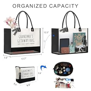 Beegreen personalized gift tote bag for women canvas top leather handle handbags tote bag for birthday  urban country home decor